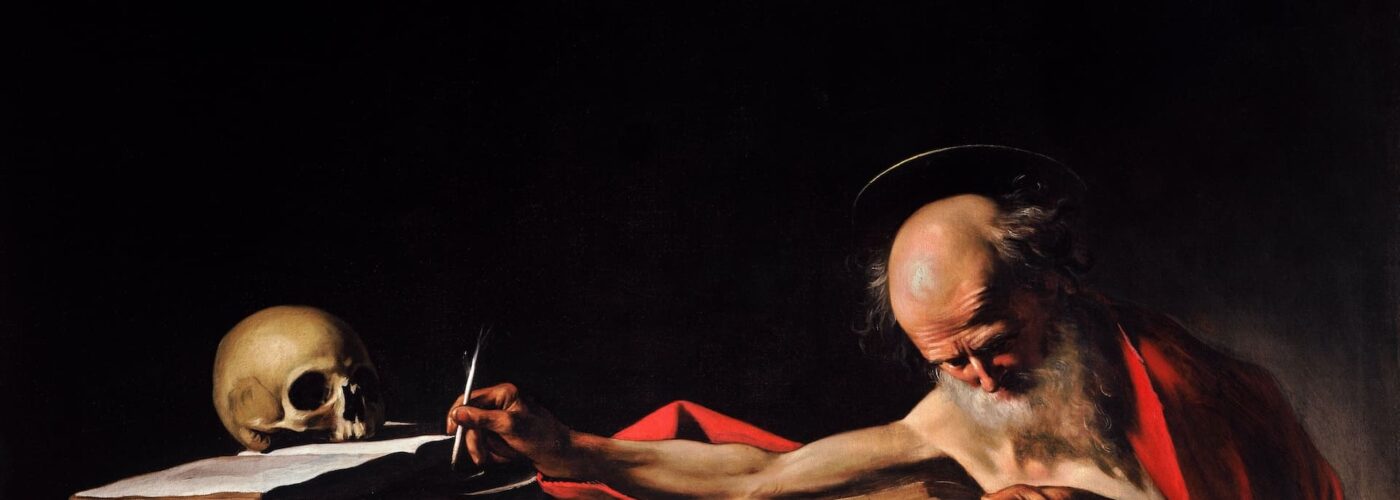 Saint Jérôme écrivant, peinture du Caravage conservée à la Galerie Borghèse à Rome