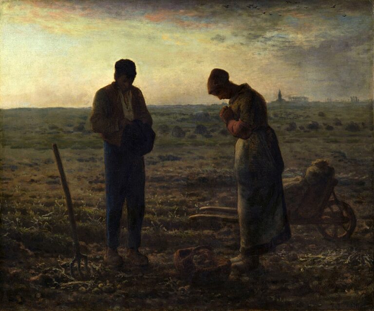 L'Angélus, peinture de Jean-François Millet conservée au musée d'Orsay à Paris