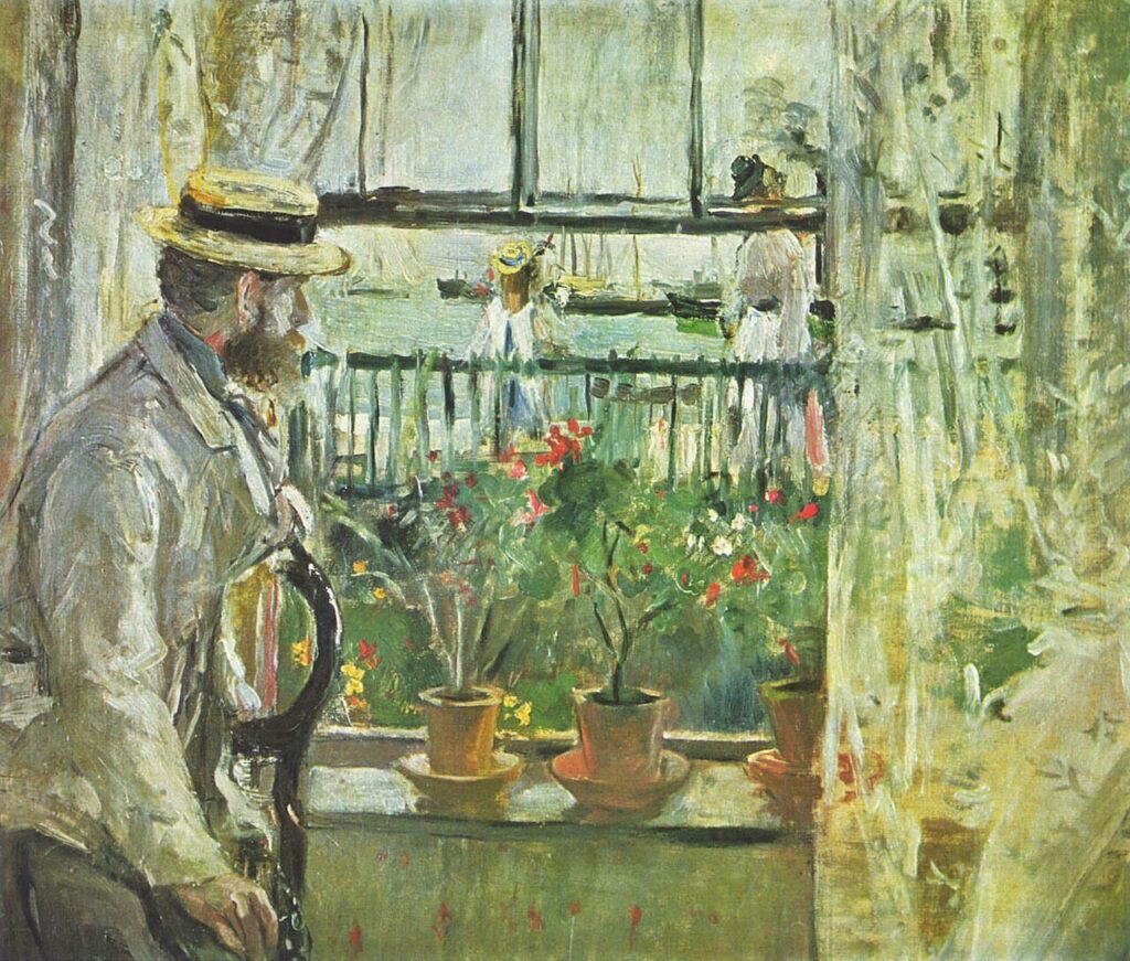 Eugène Manet à l'Île de Wight, Berthe Morisot 1875, musée Marmottan Monet