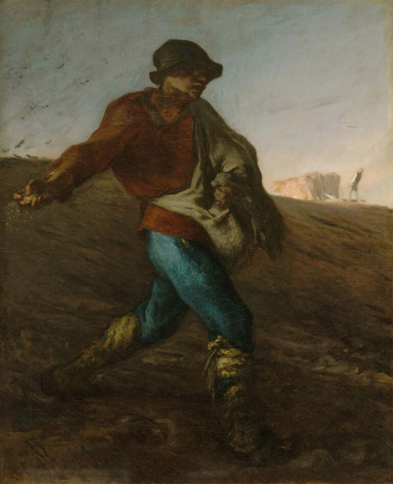 Le Semeur, peinture de Jean-François Millet conservée au Museum of Fine Arts de Boston