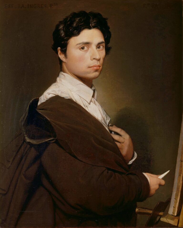 Autoportrait à vingt-quatre ans, Jean-Auguste-Dominique Ingres 1804