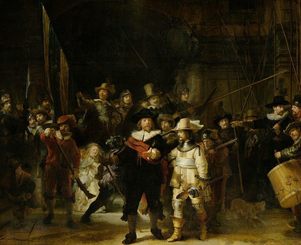 La Ronde de nuit, Rembrandt van Rijn 1642, Rijksmuseum Amsterdam