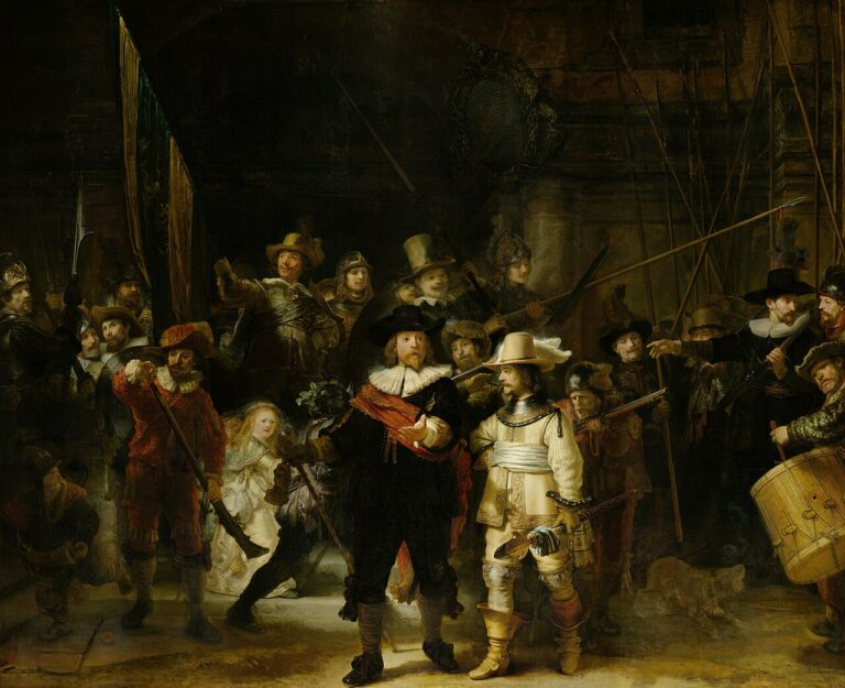 La Ronde de nuit, Rembrandt van Rijn 1642, Rijksmuseum Amsterdam