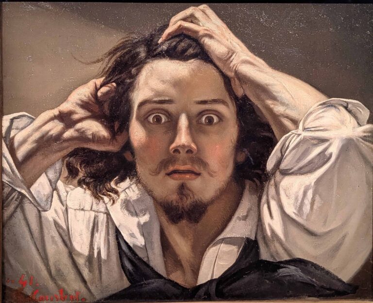 Le Désespéré, autoportrait de Gustave Courbet vers 1843-1845. Crédit photo HC