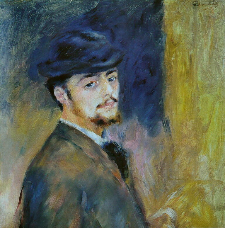 Autoportrait, Pierre-Auguste Renoir, 1876, Fogg Art Museum Cambridge