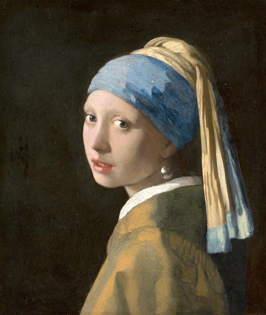 La Jeune Fille à la perle, Johannes Vermeer vers 1665, Mauritshuis La Haye