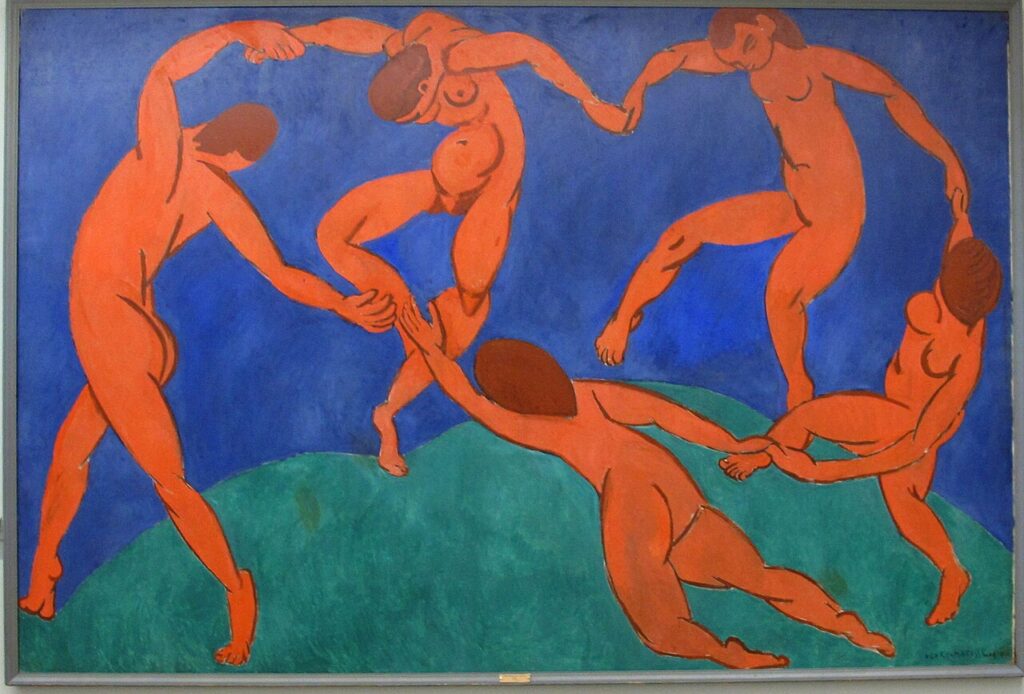 La Danse, Henri Matisse 1910, musée de l'Ermitage Saint-Pétersbourg