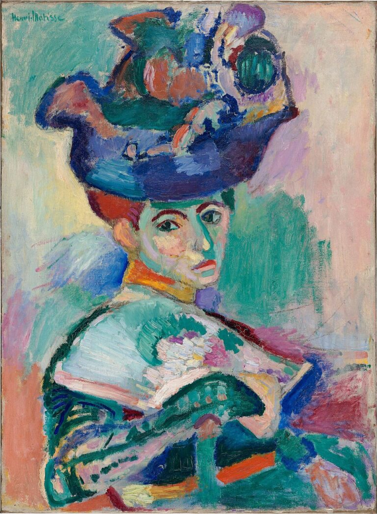 La Femme au chapeau, Henri Matisse 1905, SFMOMA San Francisco
