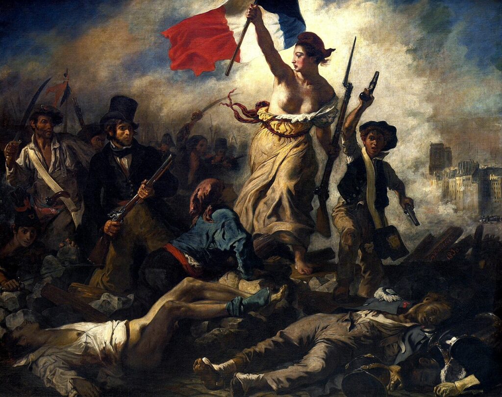 La Liberté guidant le peuple, Eugène Delacroix 1830, musée du Louvre