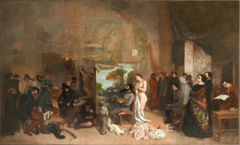L'Atelier du peintre, Gustave Courbet 1854-1855, musée d'Orsay