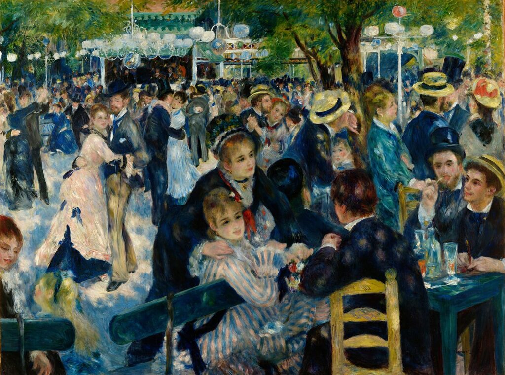Le Bal du moulin de la Galette, Pierre-Auguste Renoir 1876, musée d'Orsay