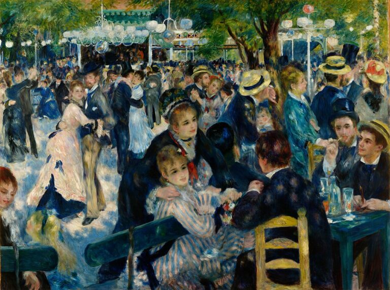 Le Bal du moulin de la Galette, Pierre-Auguste Renoir 1876, musée d'Orsay