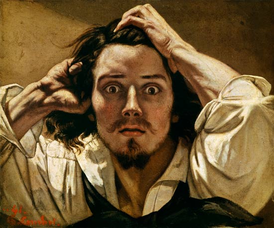 Le Désespéré, autoportrait de Gustave Courbet vers 1843-1845