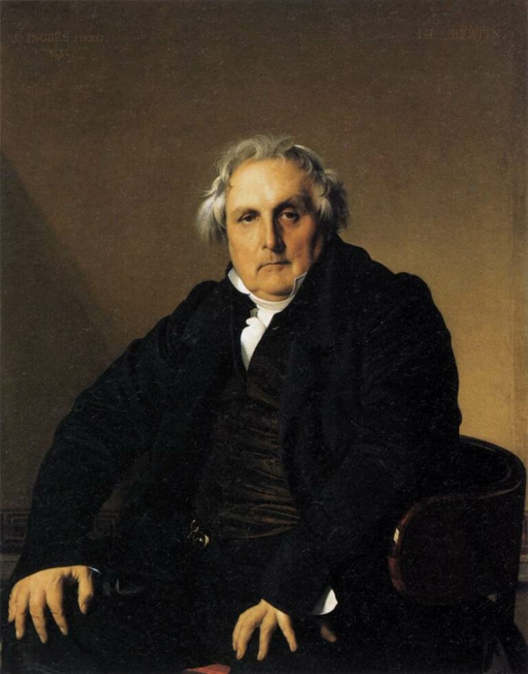 Portrait de Monsieur Bertin, Jean-Auguste-Dominique Ingres 1832, musée du Louvre