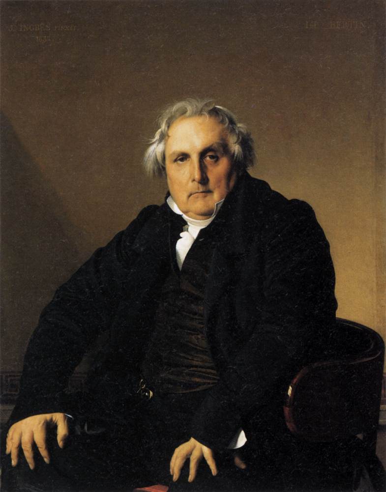 Portrait de Monsieur Bertin, Jean-Auguste-Dominique Ingres 1832, musée du Louvre