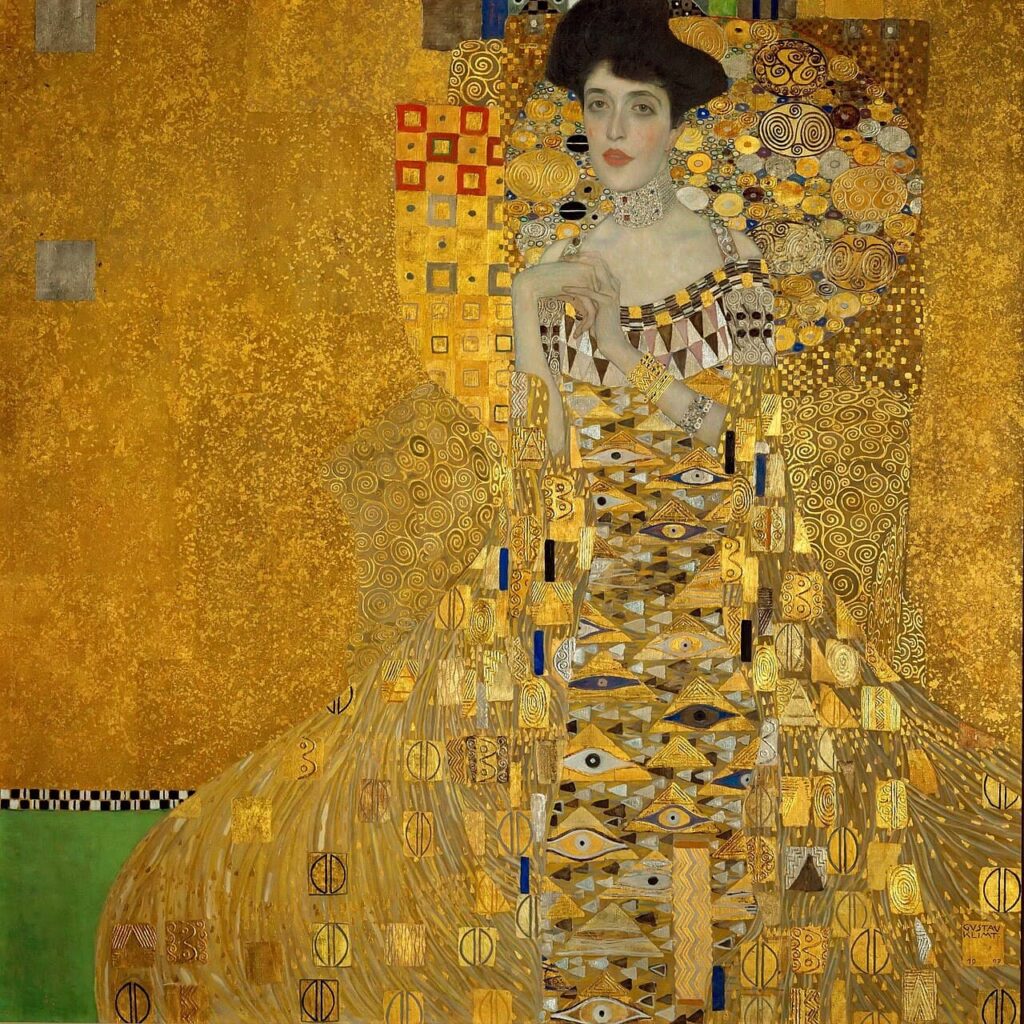 Portrait d'Adele Bloch-Bauer I, Gustav Klimt 1907, Neue Galerie New York
