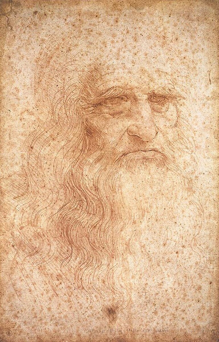 Autoportrait présumé de Léonard de Vinci, sanguine