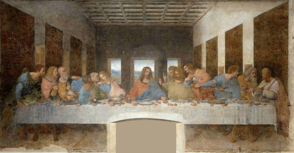 La Cène, Léonard de Vinci, Santa Maria delle Grazie, Milan