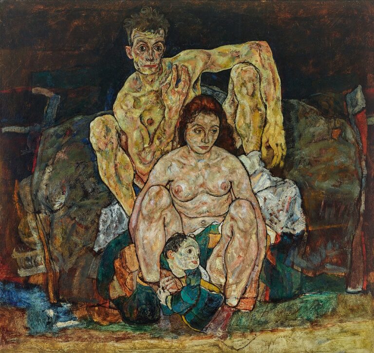 La Famille, Egon Schiele 1918, Belvédère de Vienne