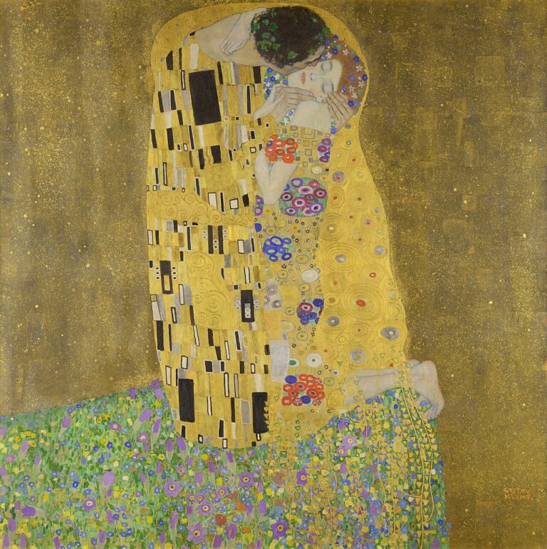 Le Baiser, Gustav Klimt 1907-1908, Belvédère de Vienne