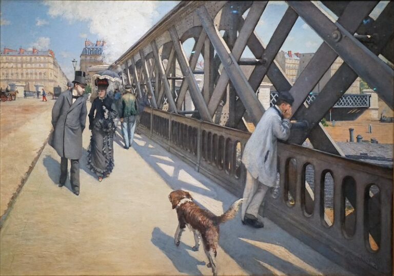 Le Pont de l'Europe, Gustave Caillebotte 1876, Petit Palais de Genève
