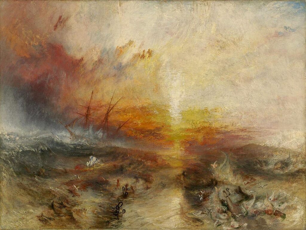 Le Négrier, de J.M.W. Turner, Museum of Fine Arts de Boston