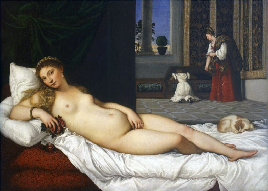La Vénus d'Urbin, de Titien, Galerie des Offices, Florence