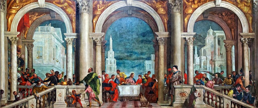 Le Repas chez Levi, de Véronèse, Gallerie dell'Accademia, Venise