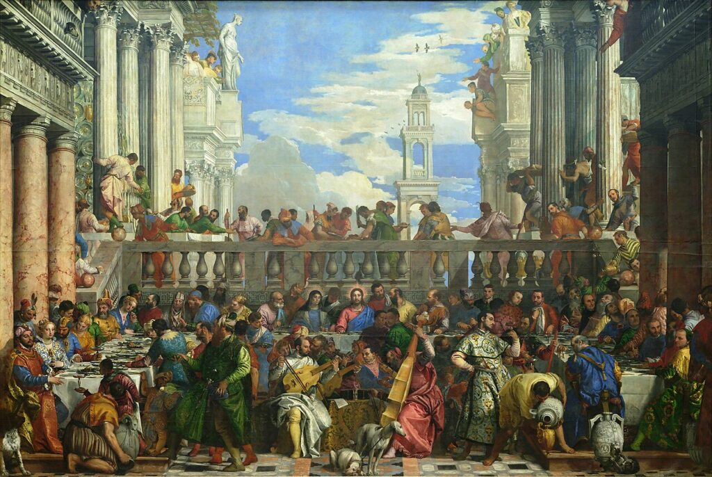 Les Noces de Cana, de Véronèse, musée du Louvre