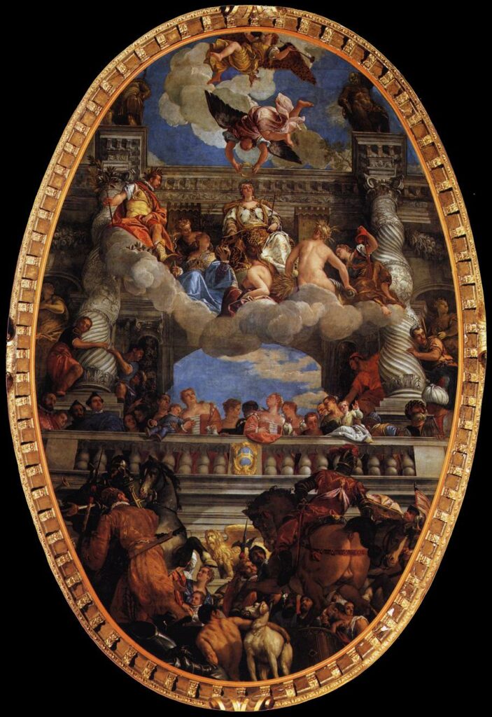 Le Triomphe de Venise, de Véronèse, plafond du Palais des Doges